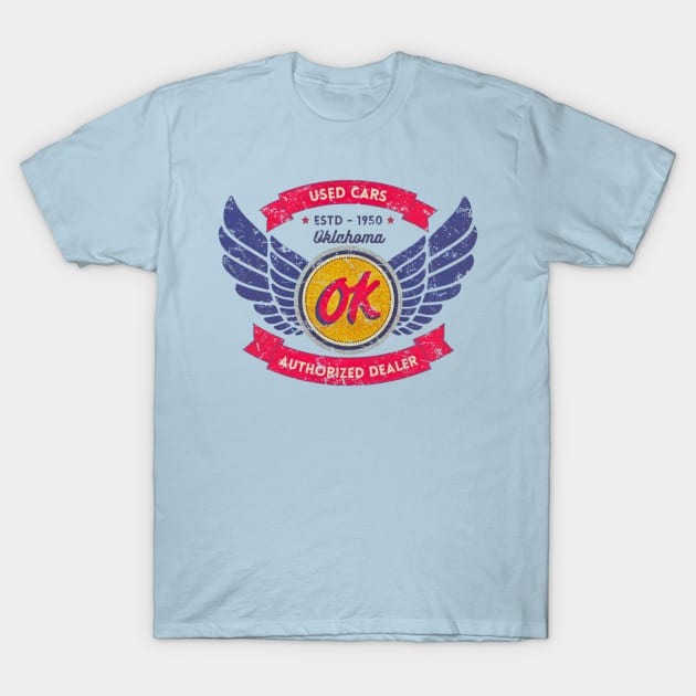 OK Used Cars 1925 - Disstresed Vintage Style T-Shirt by Sultanjatimulyo exe